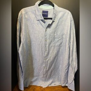 Tommy Bahama Men's Sky Blue Casual Shirt